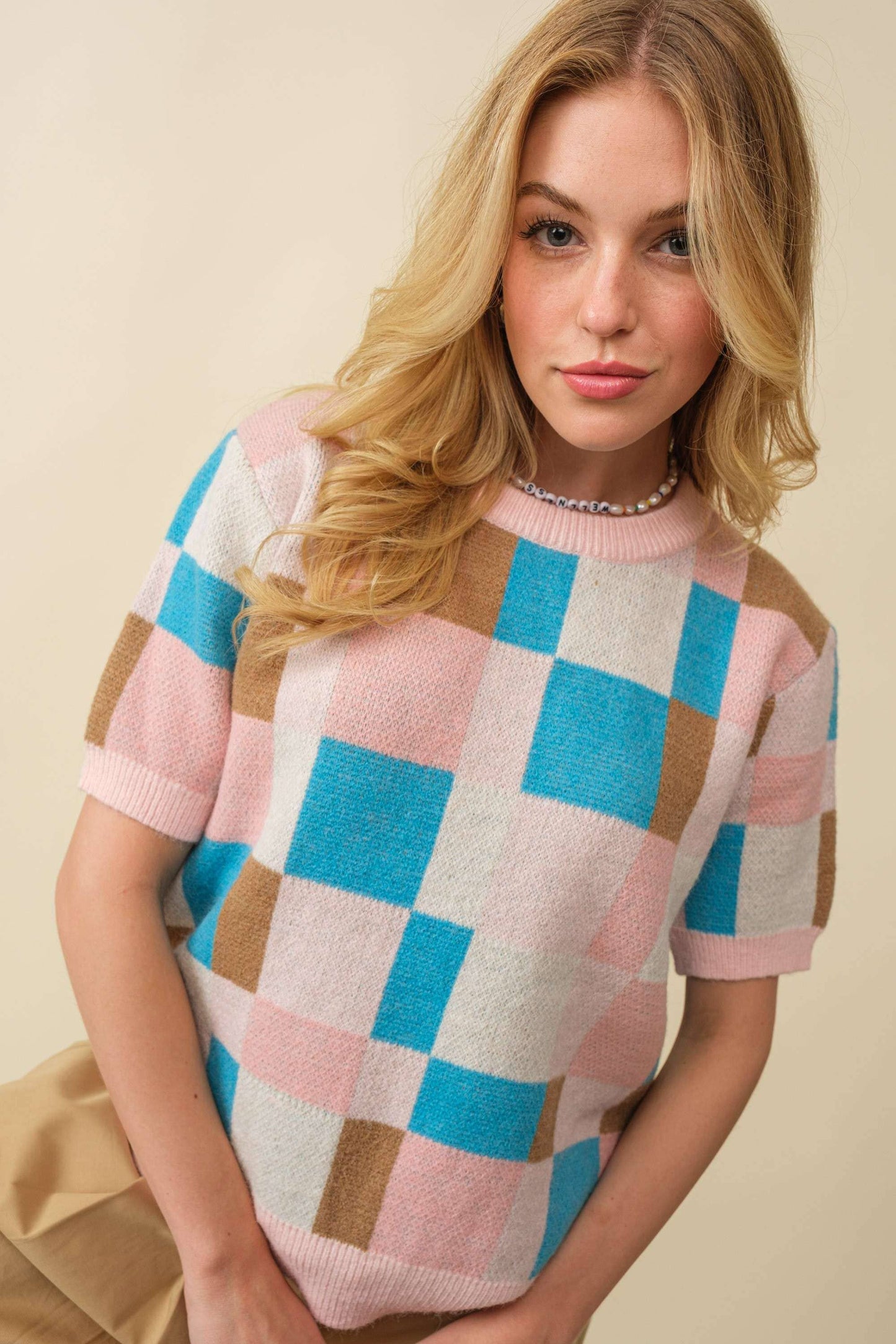 Short Sleeve Sweater - Multi-Color FINAL SALE!
