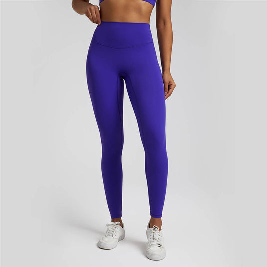 Women Solid High-Waisted Leggings - Lobelia