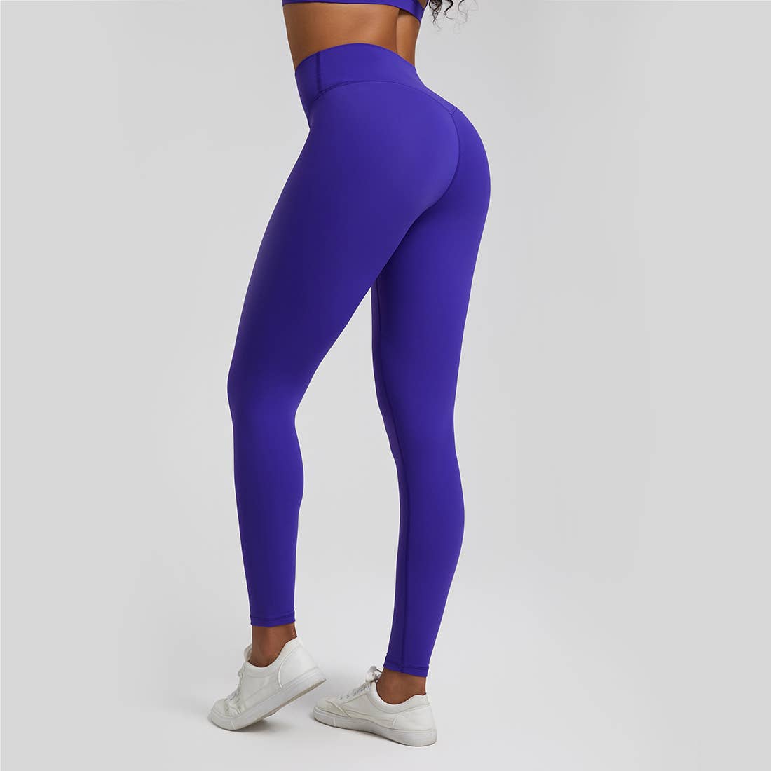 Women Solid High-Waisted Leggings - Lobelia